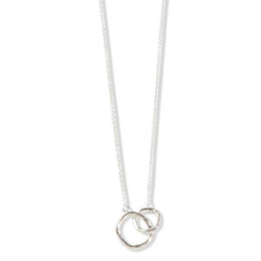 Large Silver Interlinked Necklace