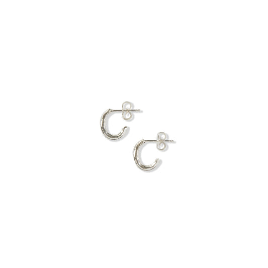 Mini Silver Hoops