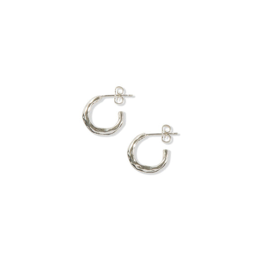 Small Silver Hoops