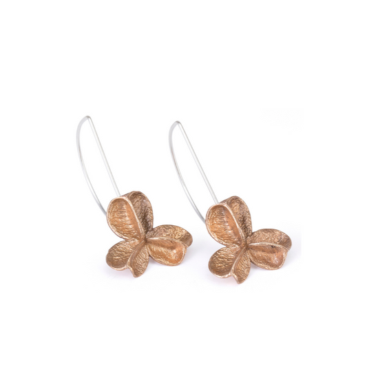Bronze Large Spikethorn Hook Earrings