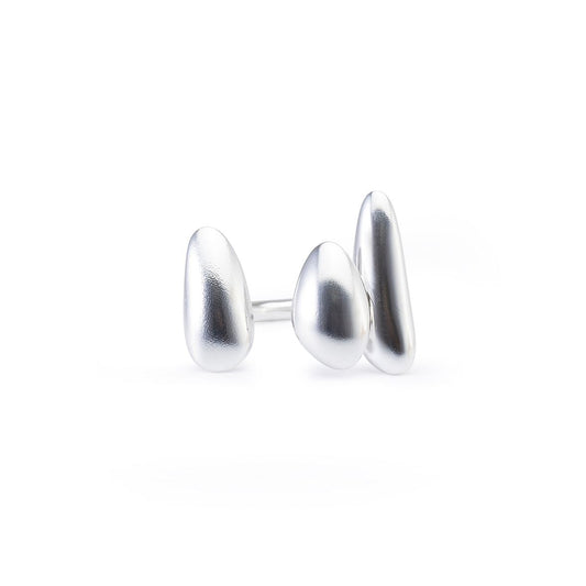 Silver Pebble Ring - Style D