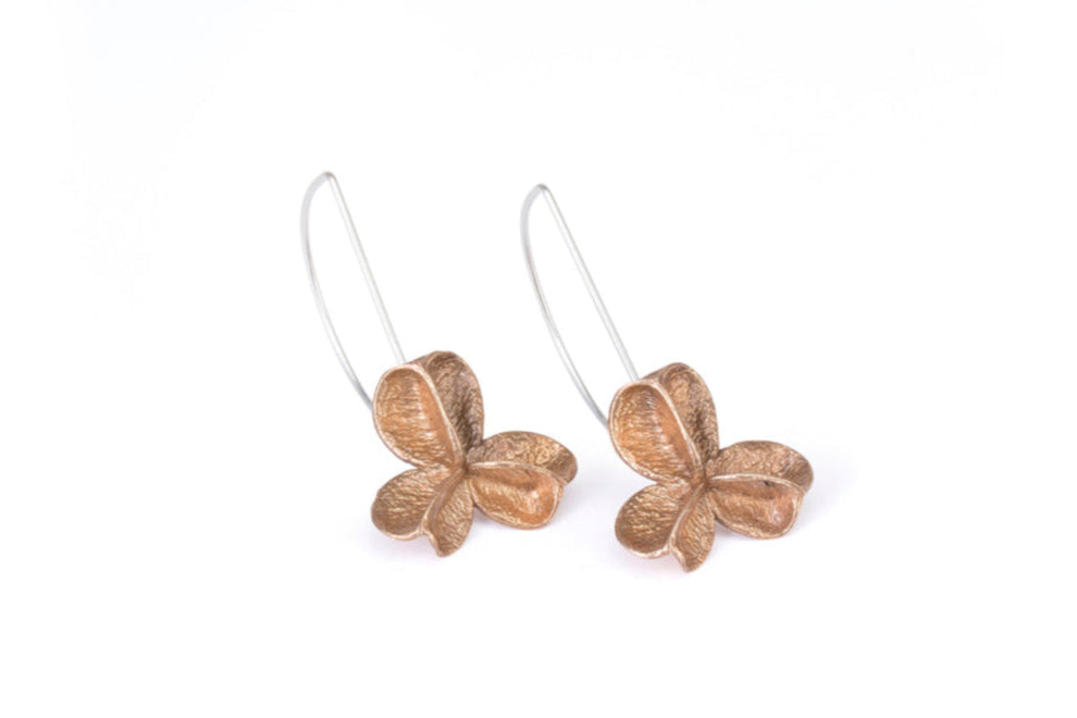 Bronze Large Spikethorn Hook Earrings