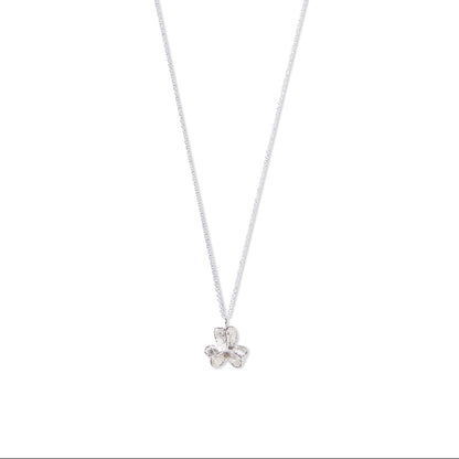 large silver spikethorn pod pendant by Tiffany Marx on a silver chain