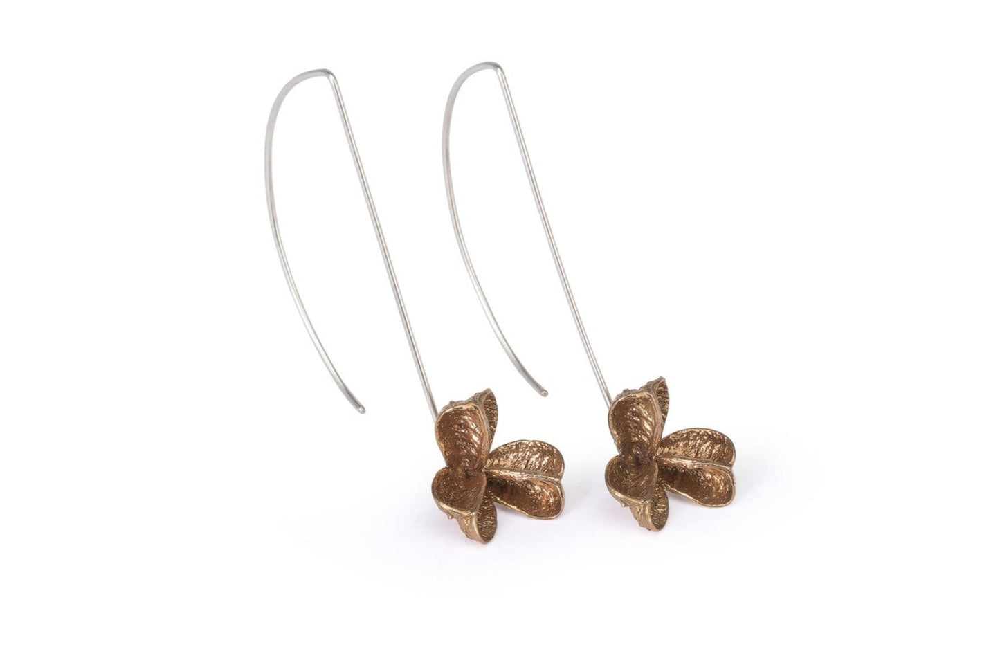 Bronze Small Spikethorn Hook Earrings