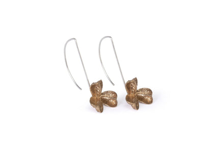 Bronze Small Spikethorn Hook Earrings