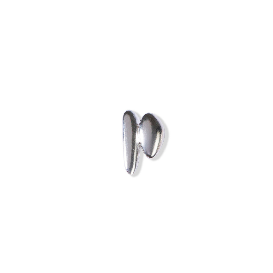 Silver Pebble D2 Studs by Tiffany Marx
