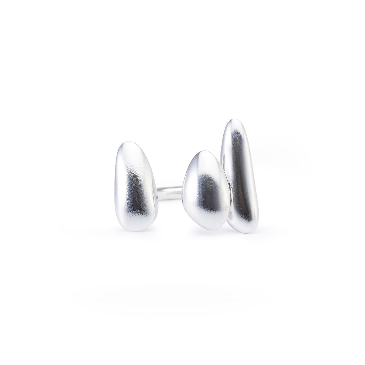 Silver Pebble Ring - Style D by Tiffany Marx
