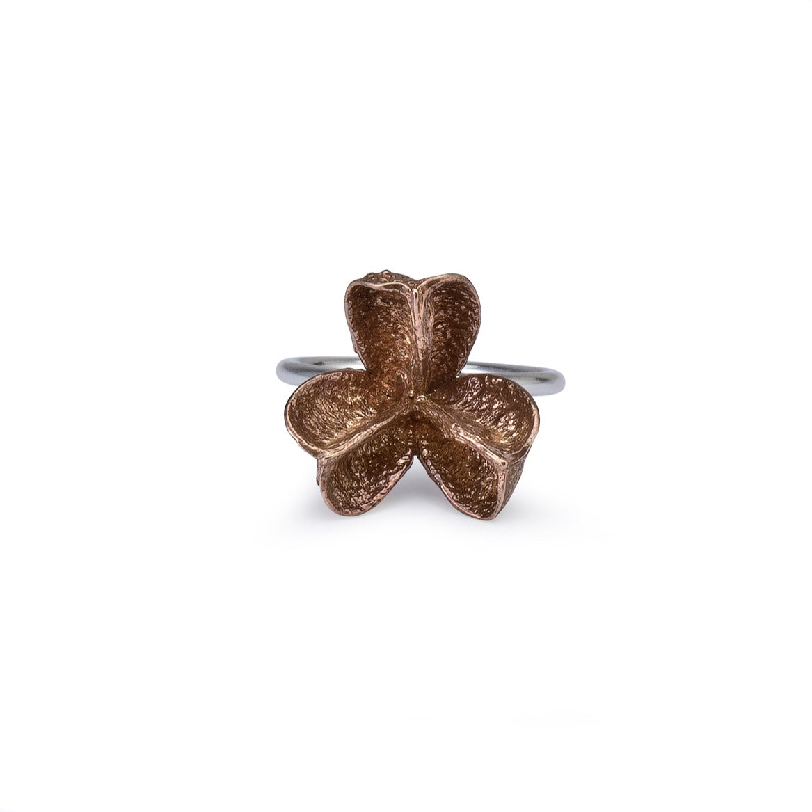 Large Bronze Spikethorn Stack Rings by Tiffany Marx