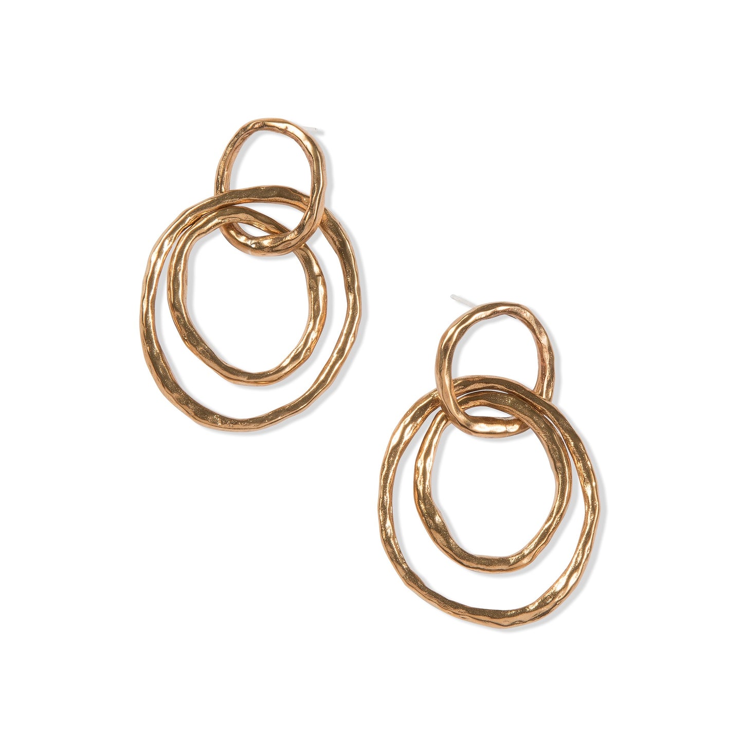 Large Bronze Statement Hoops by Tiffany Marx