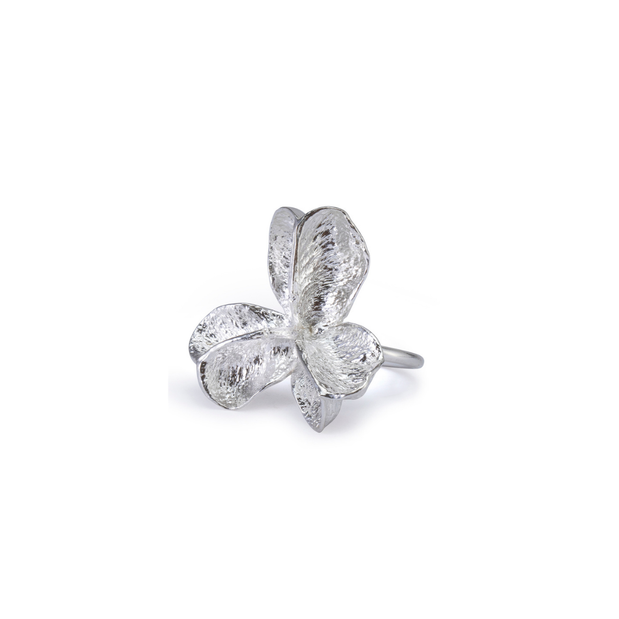 Large Silver Spikethorn Pod Ring by Tiffany Marx