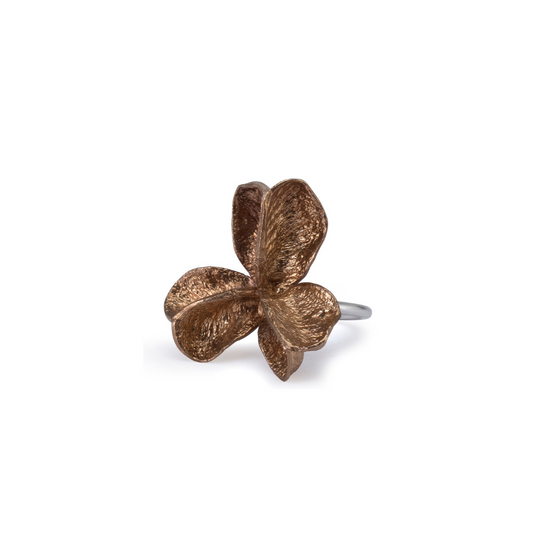 Large Bronze Spikethorn Pod Ring by Tiffany Marx
