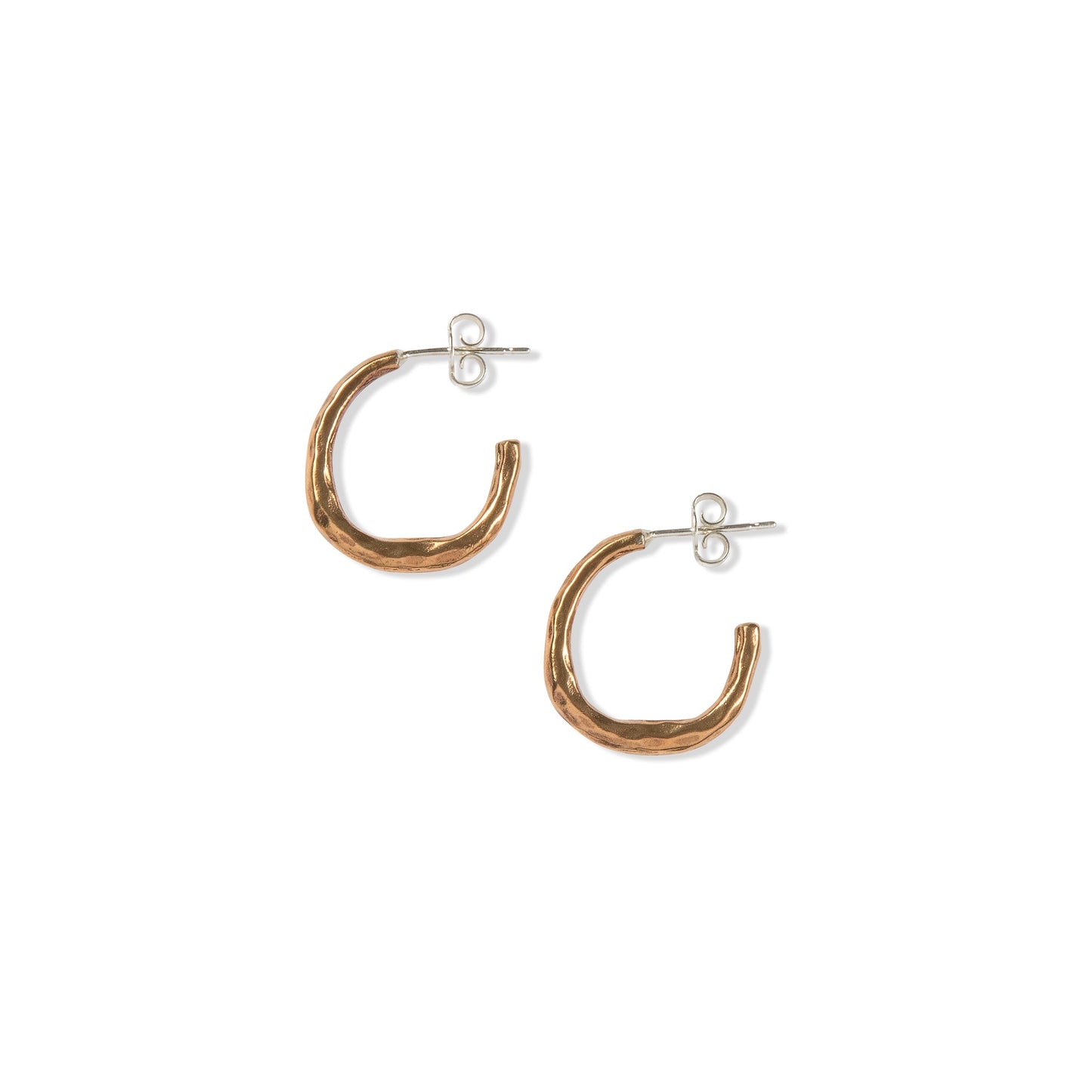 Bronze Medium Hoops by Tiffany Marx