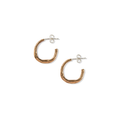 Bronze Medium Hoops by Tiffany Marx