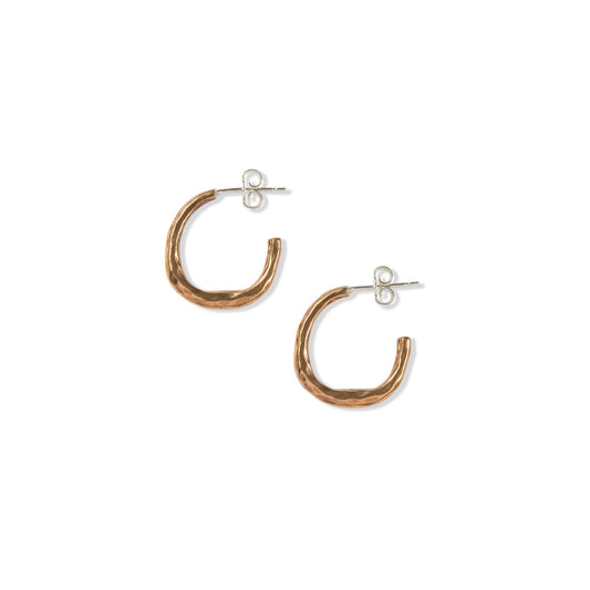 Bronze Medium Hoops by Tiffany Marx
