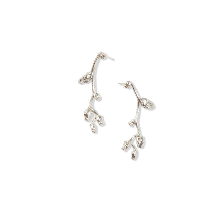 Silver Medium Falling Star Studs by Tiffany Marx