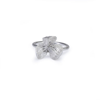 Medium Silver Spikethorn Stack Rings by Tiffany Marx