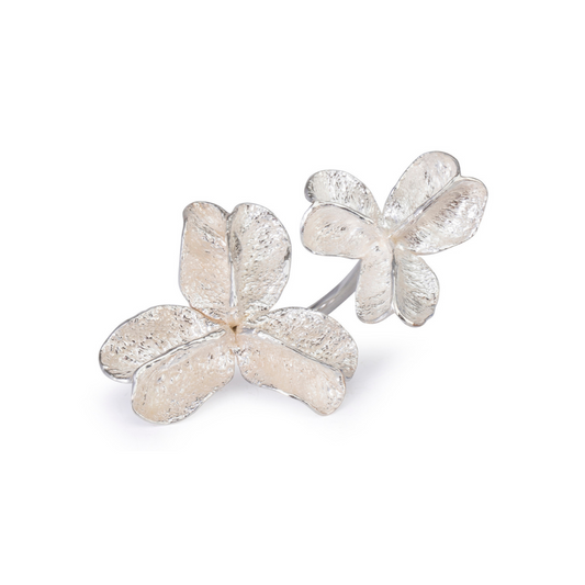 Silver Double XL Pod Ring by Tiffany Marx